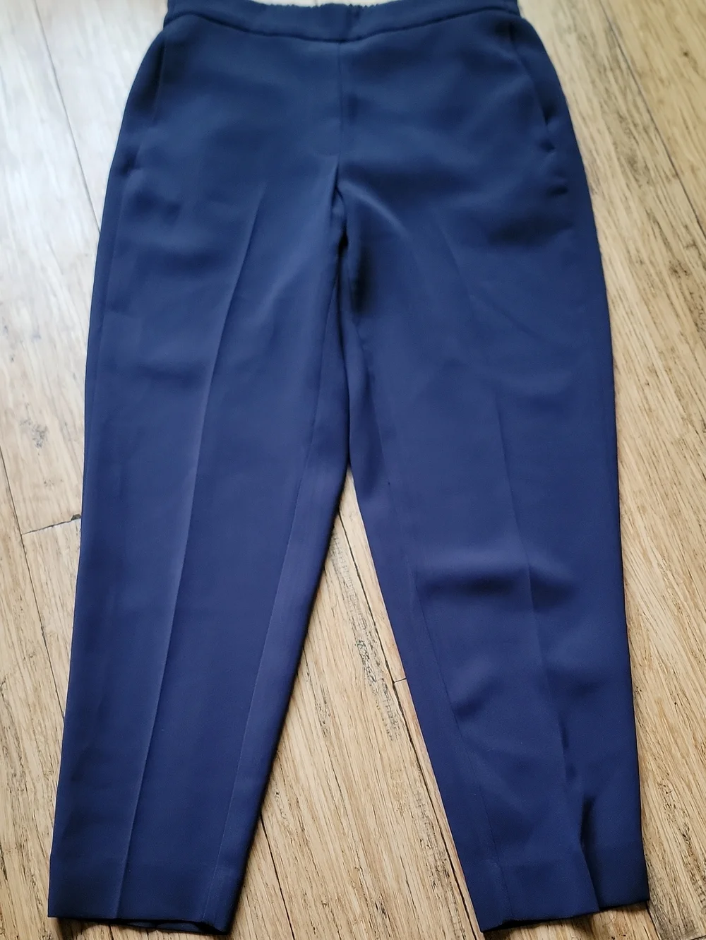 J Crew Navy Dress Pants - Classic Tailored Fit Cropped